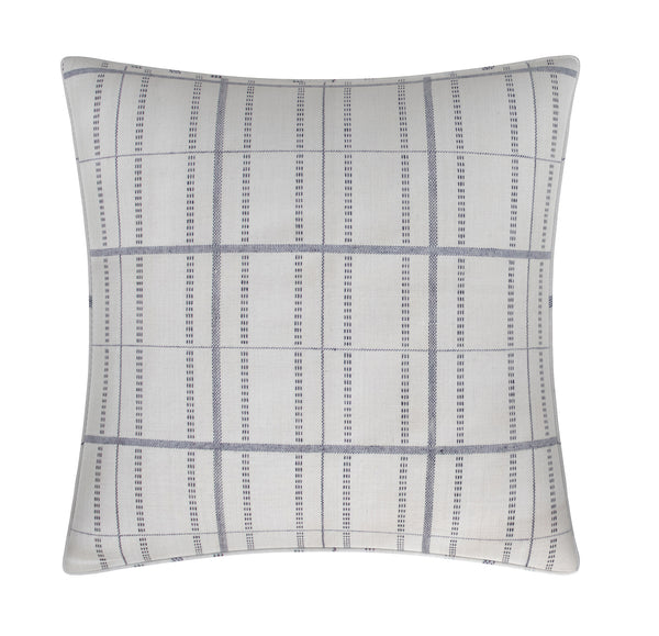 Kylian Check Cushion, Parchment