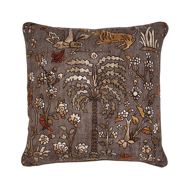Mighty Jungle Pillow in Autumnal Tones